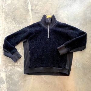 Lululemon 1/4 zip Sherpa pullover